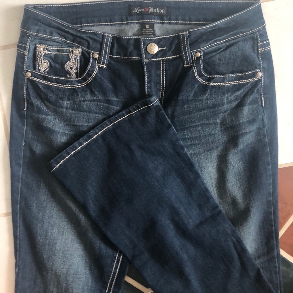 Love Nation jeans with pocket detail